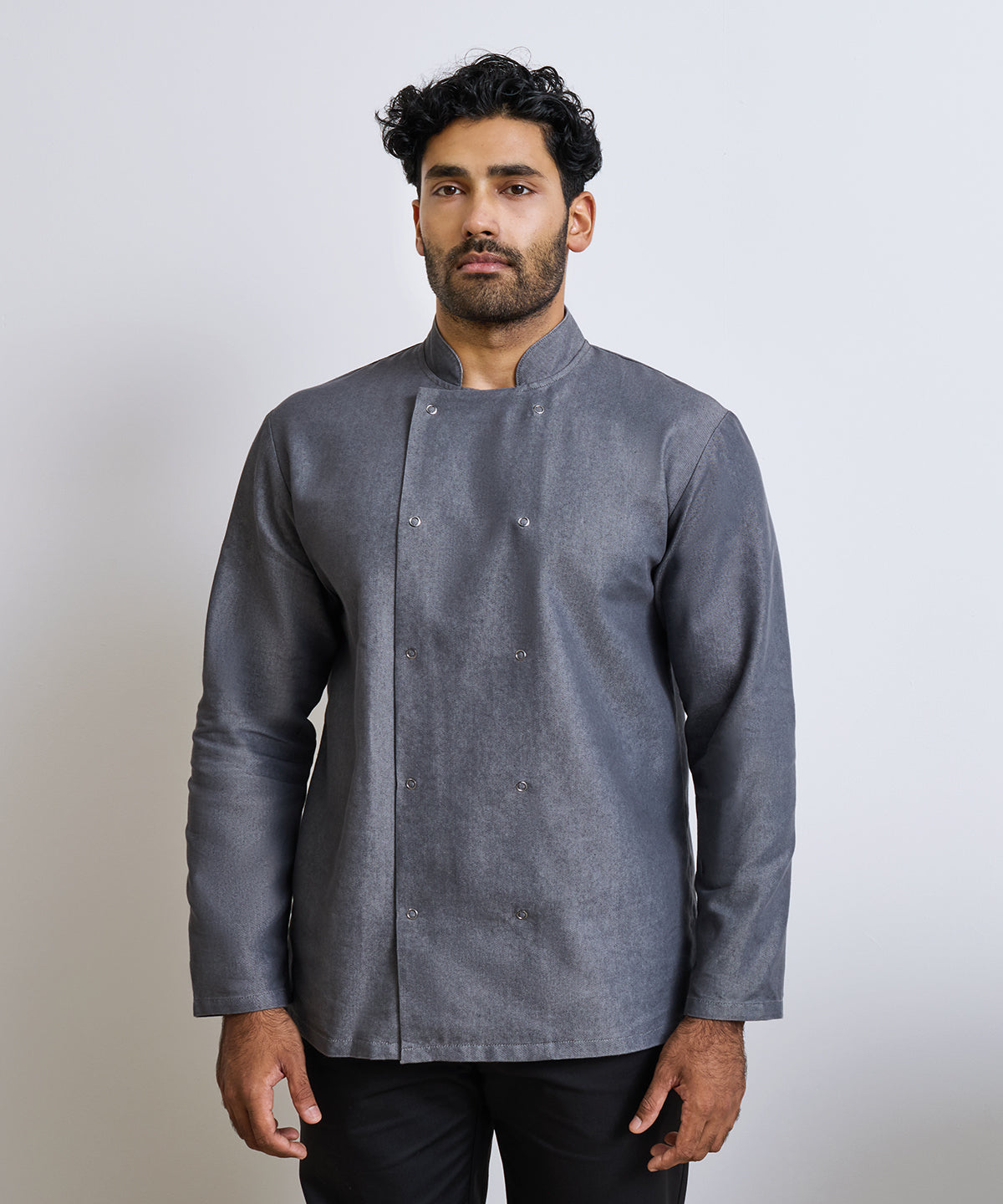 Premier Denim chef's jacket, lifestyle photo