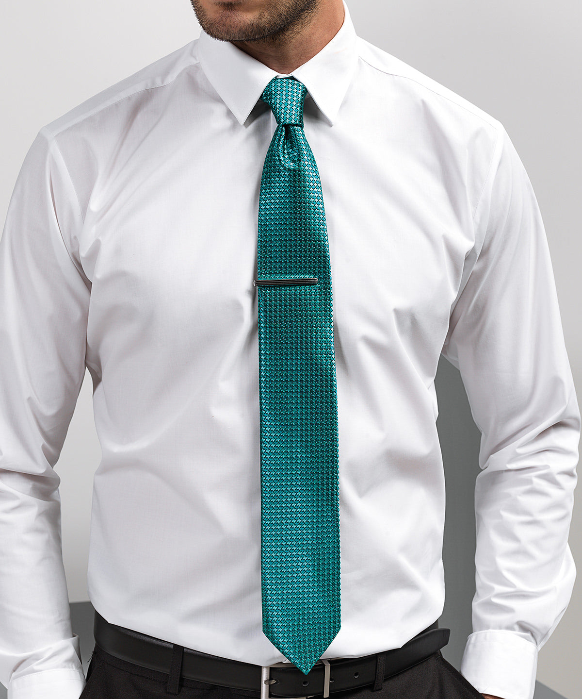 Premier Puppy tooth tie, lifestyle photo