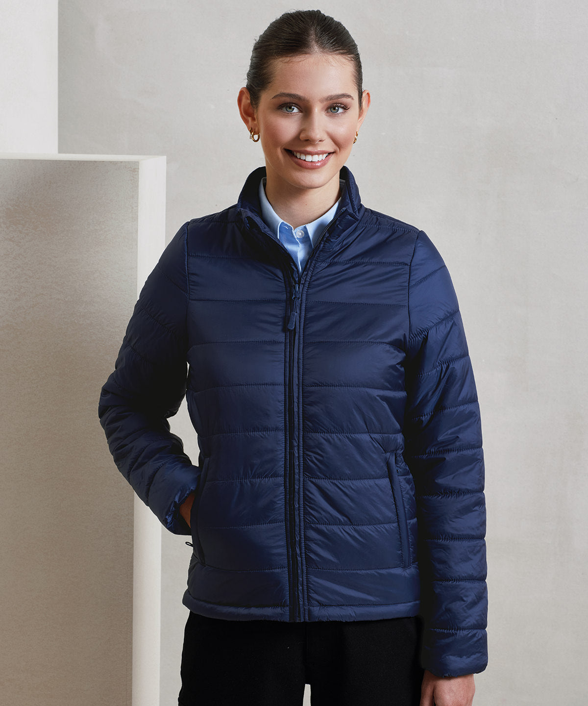 Premier Women’s ‘Recyclight’ padded jacket, lifestyle photo