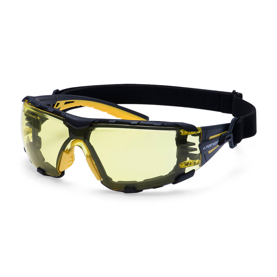 Portwest Tech Look Pro KN Safety Glasses in Mirror (Indoor/Outdoor), main product image