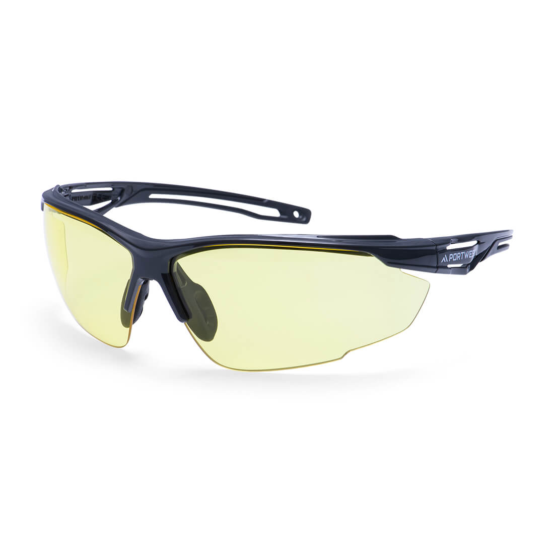Portwest Anthracite Safety Glasses in Mirror (Indoor/Outdoor), main product image