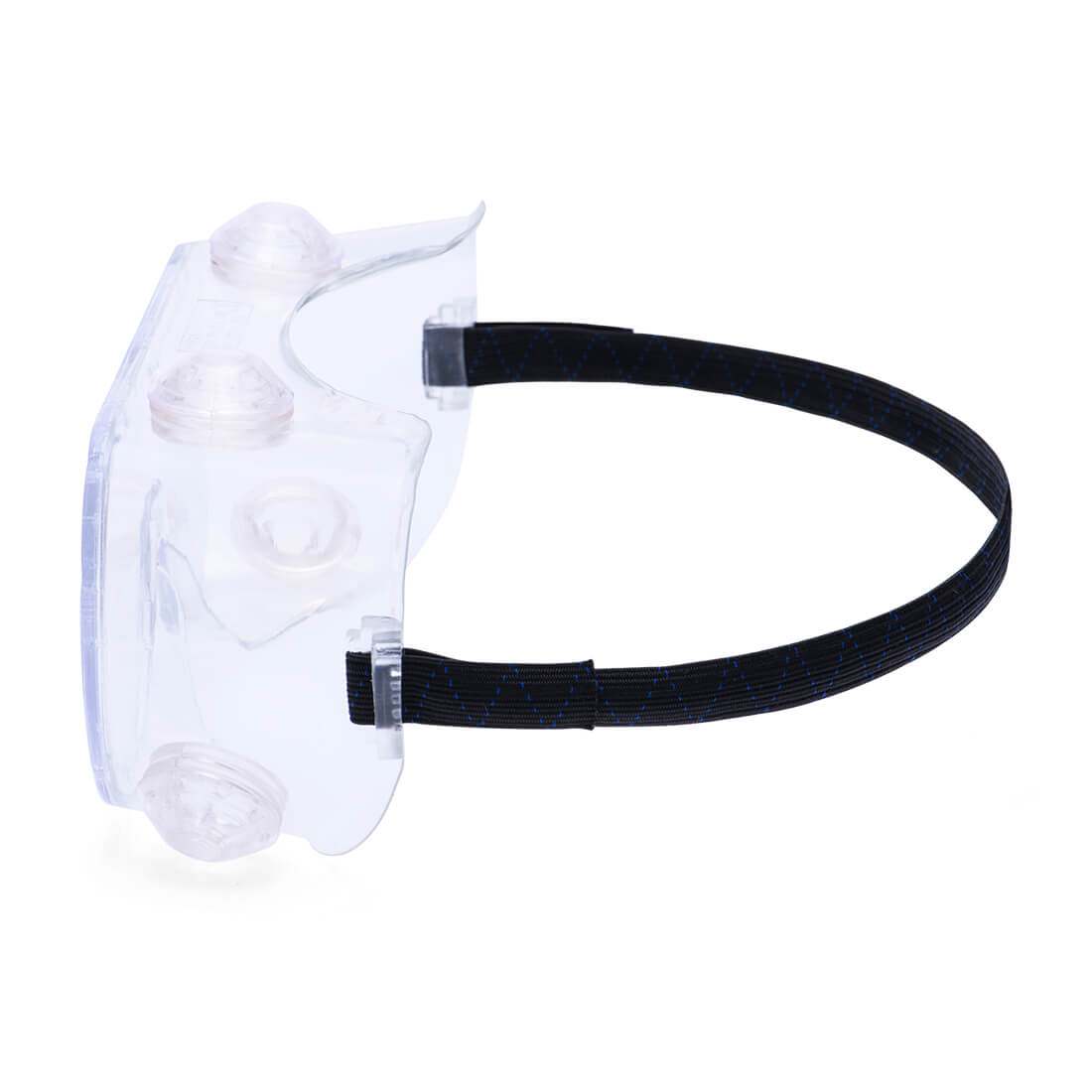 Portwest PW21 Indirect Vent Goggles in Clear, back view