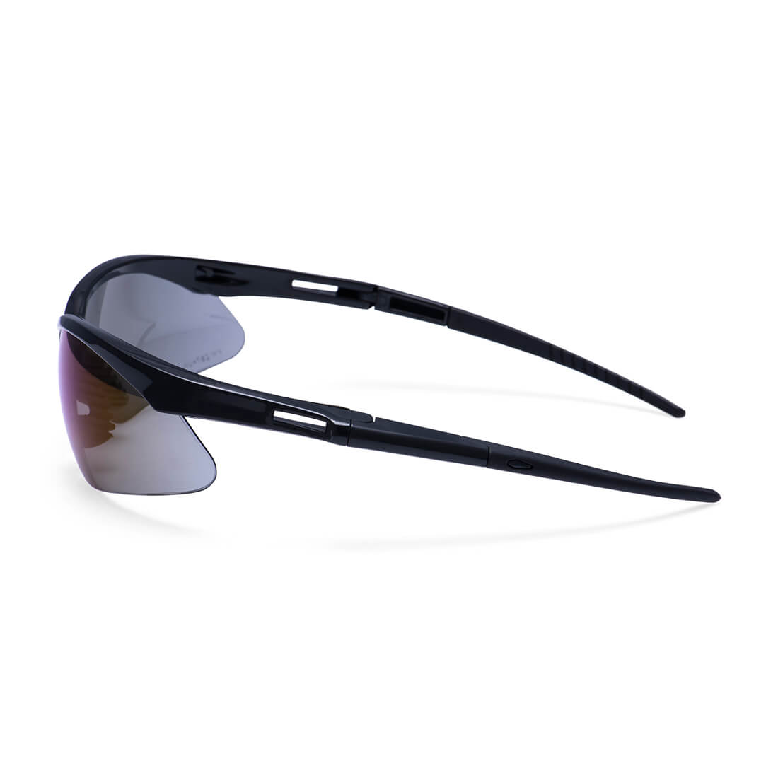 Portwest PW27 Flex Safety Glasses in Blue Mirror, back view