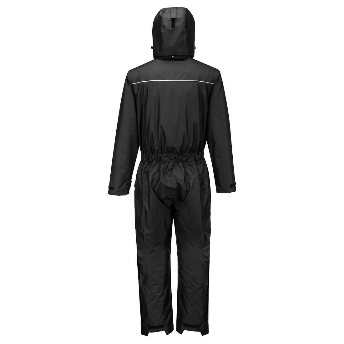 Portwest PW359 PW3 Winter Coverall in Black, back view
