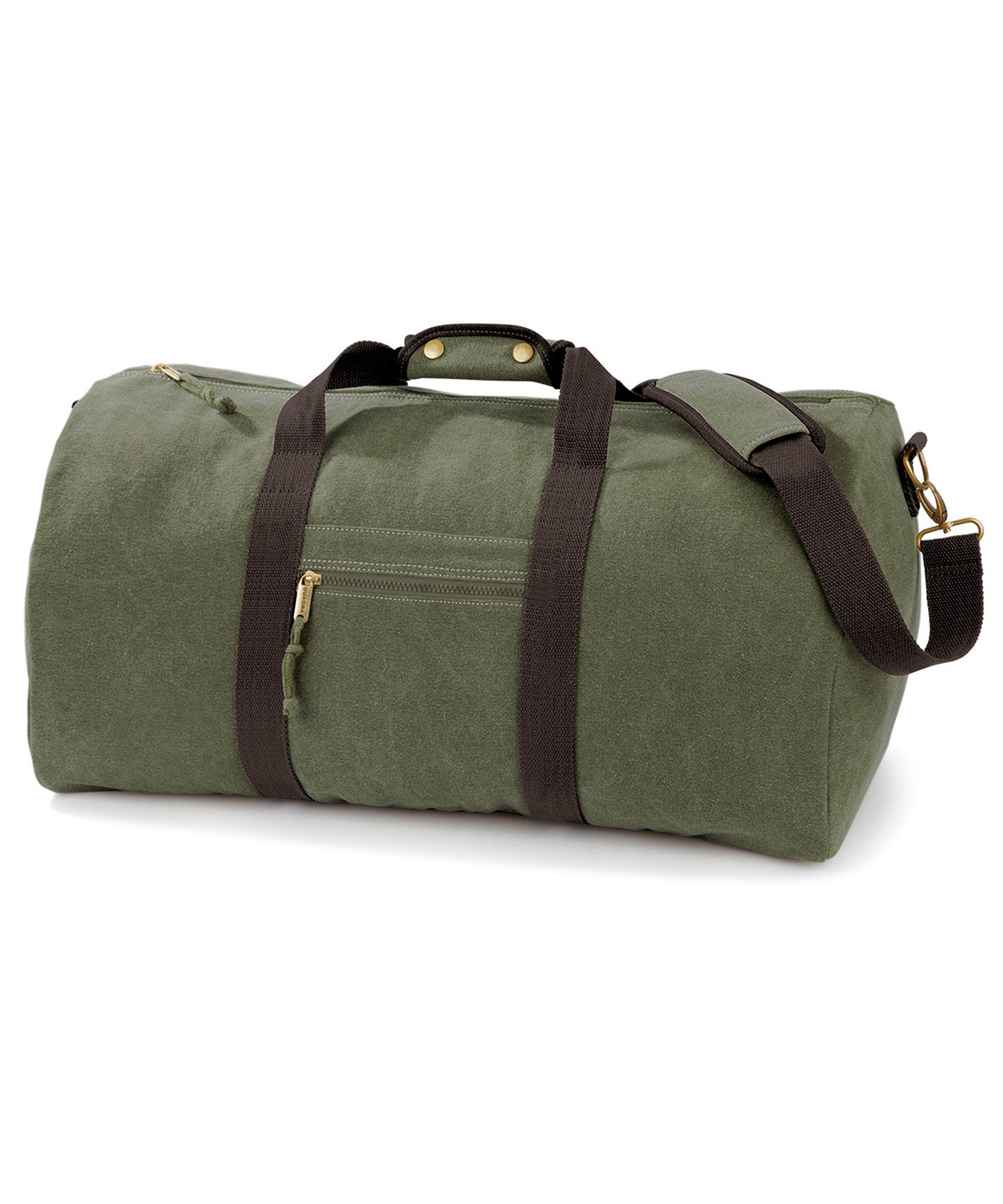 Quadra Vintage canvas holdall, lifestyle photo