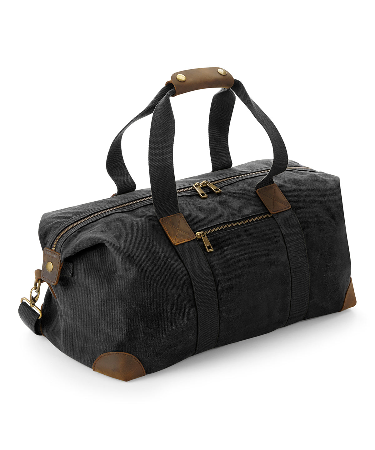 Quadra Heritage waxed canvas holdall, lifestyle photo