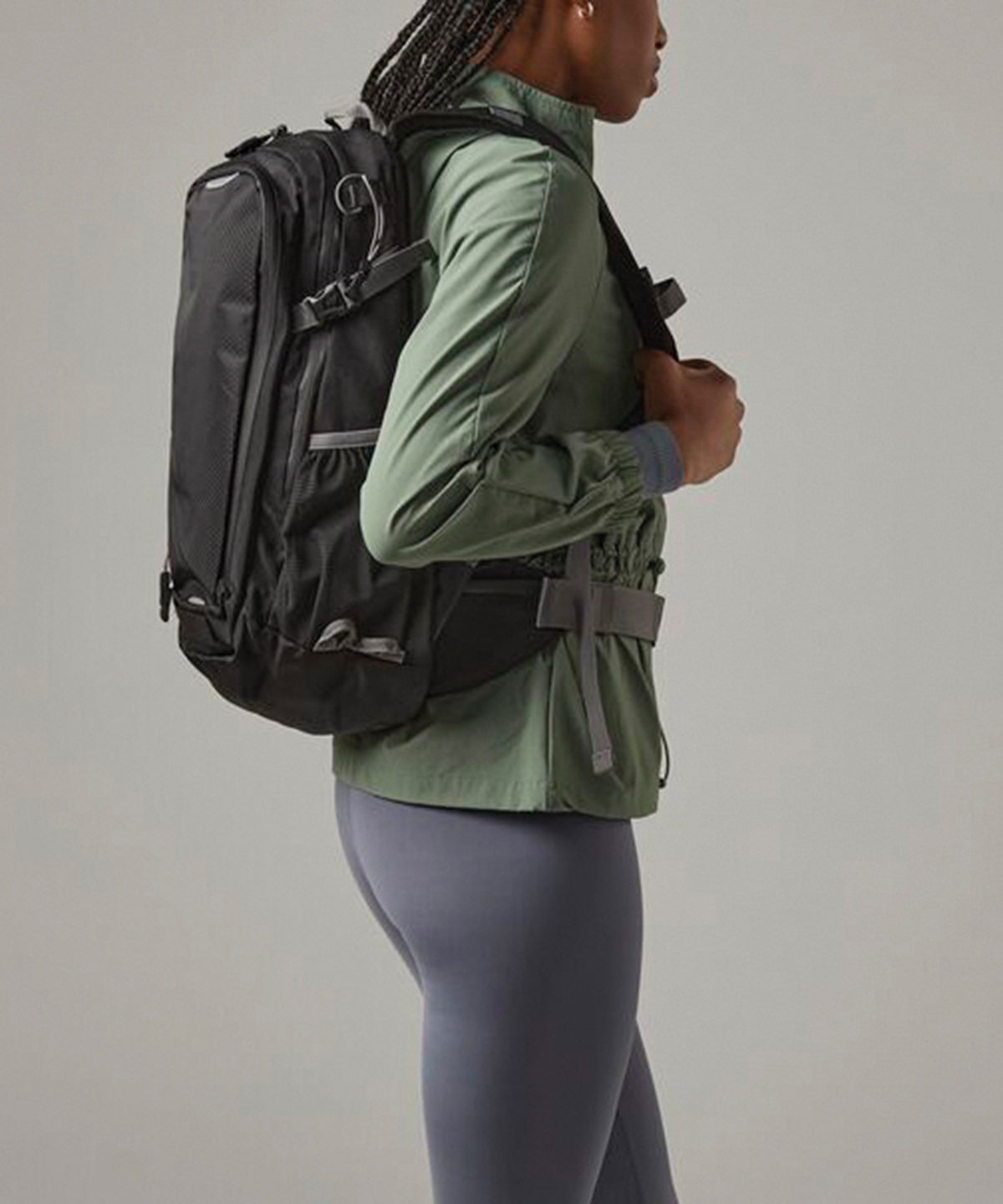 Quadra SLX 20 litre daypack in Black, lifestyle photo