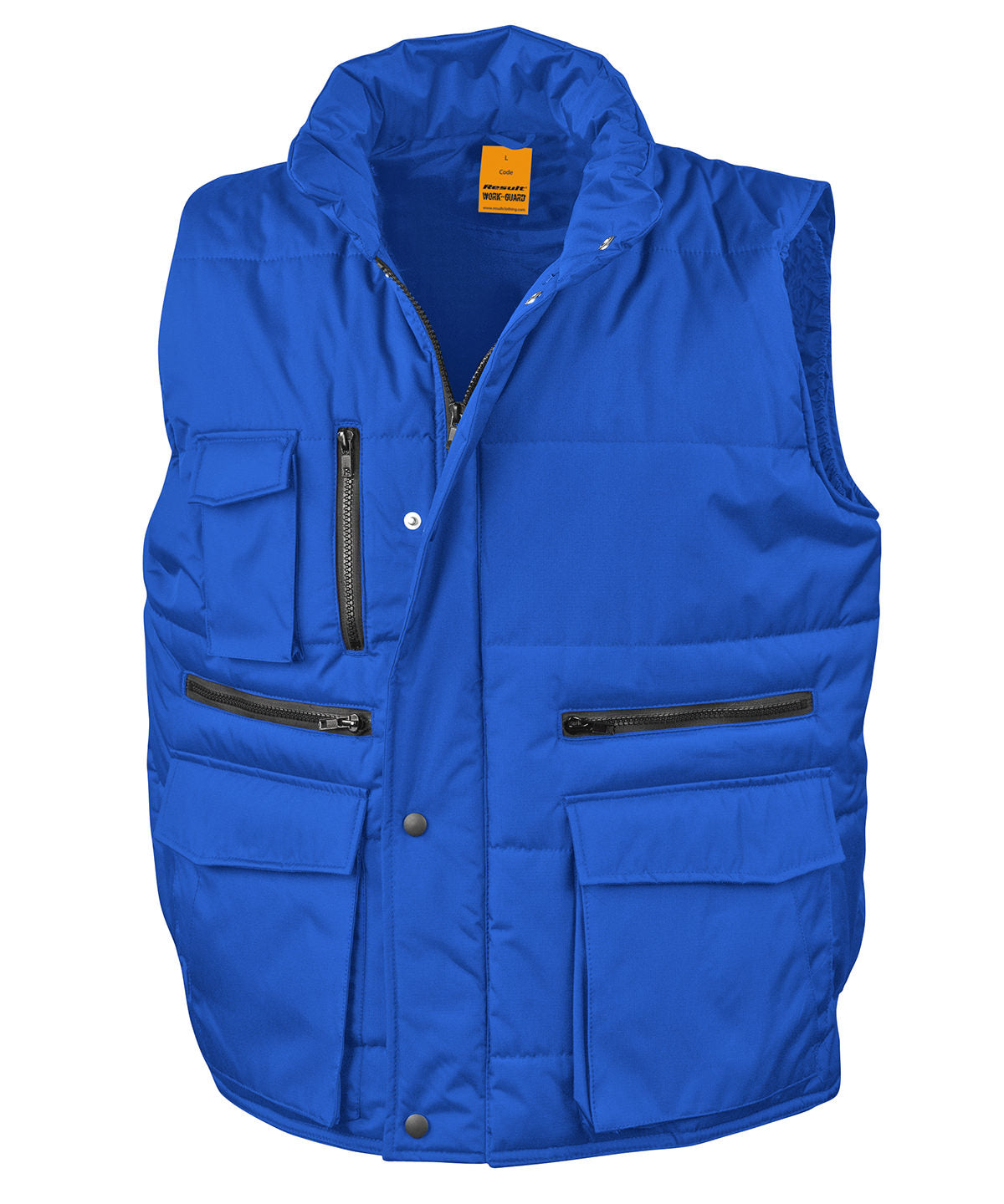 Result Workguard Lance bodywarmer in Royal, front view