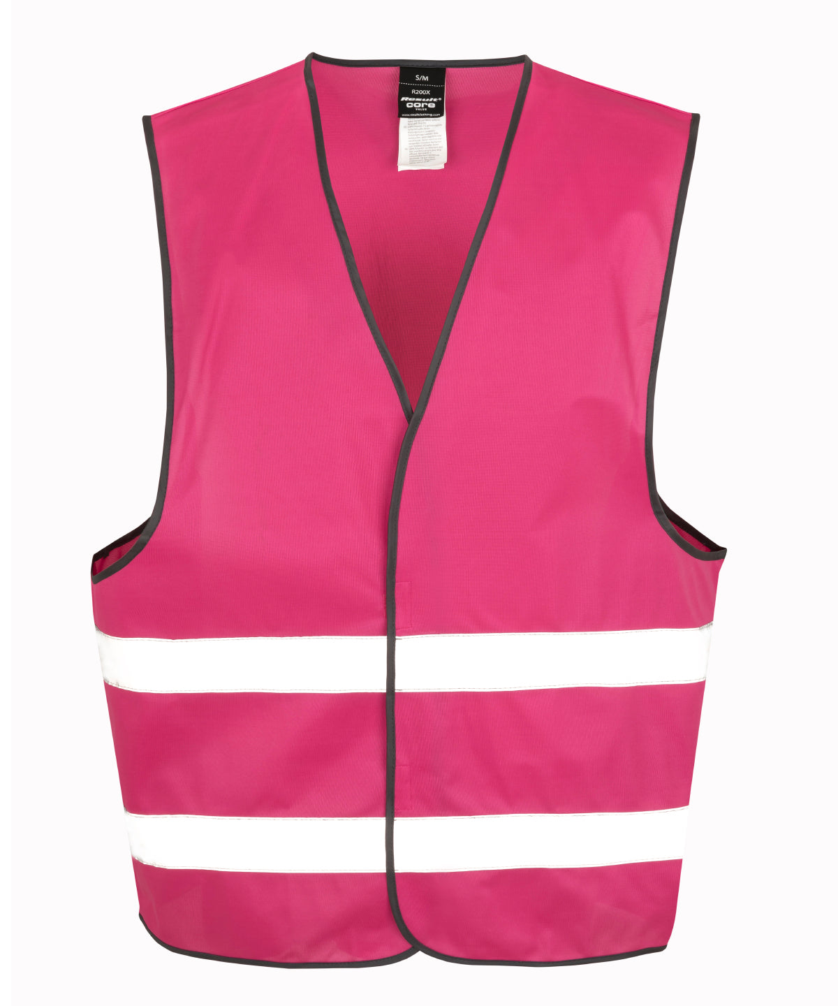 Result Core Hi-vis vest in Raspberry, front view