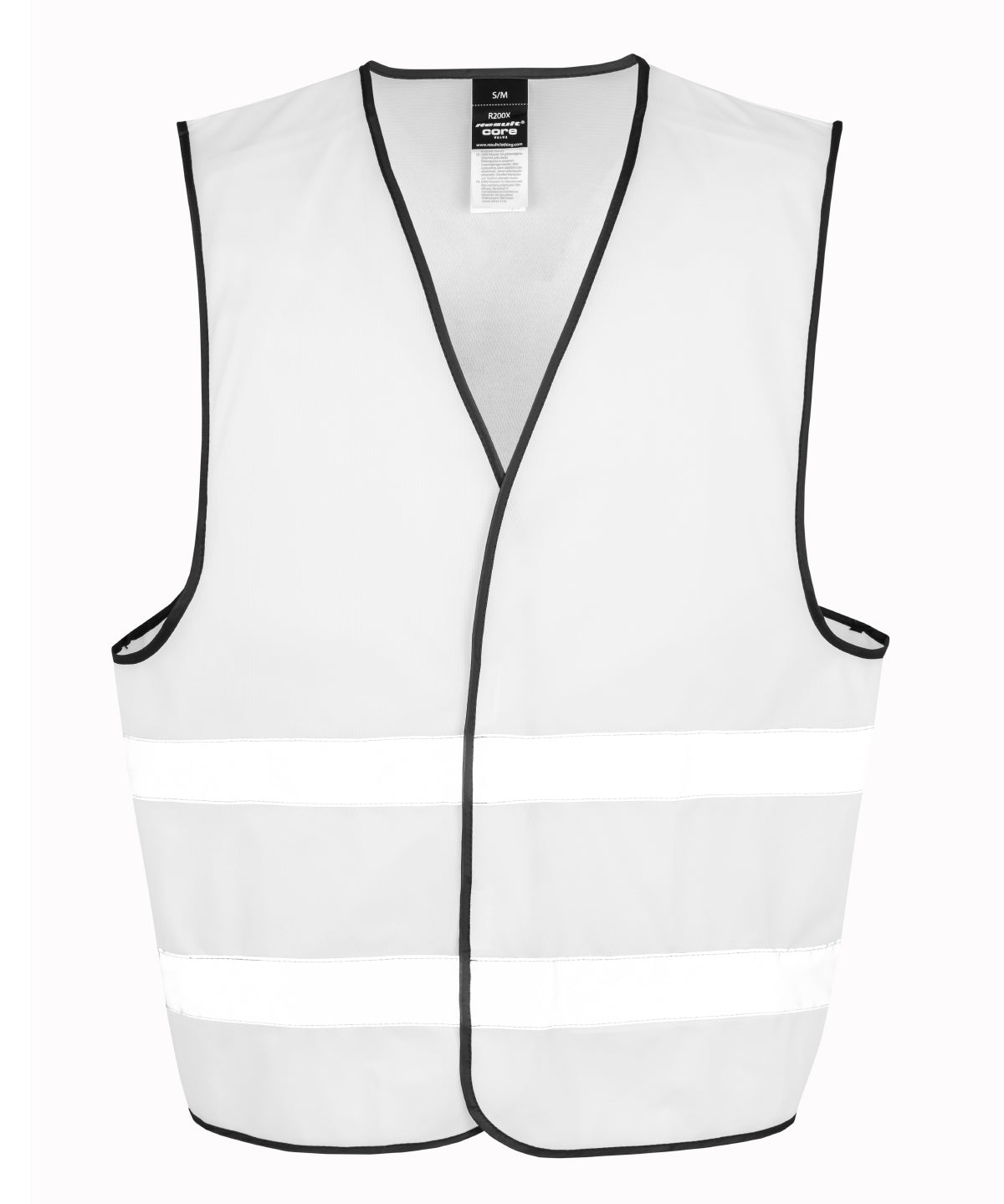 Result Core Hi-vis vest in White, front view