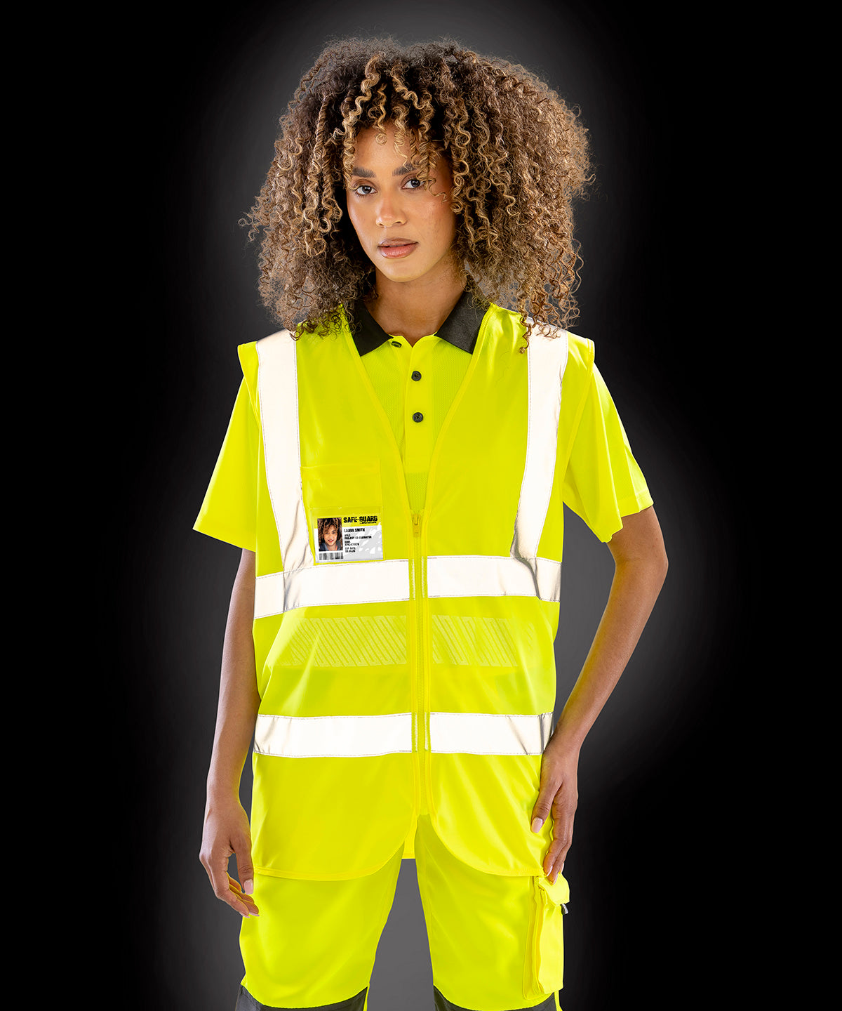 Result Core Zip ID safety tabard, lifestyle photo