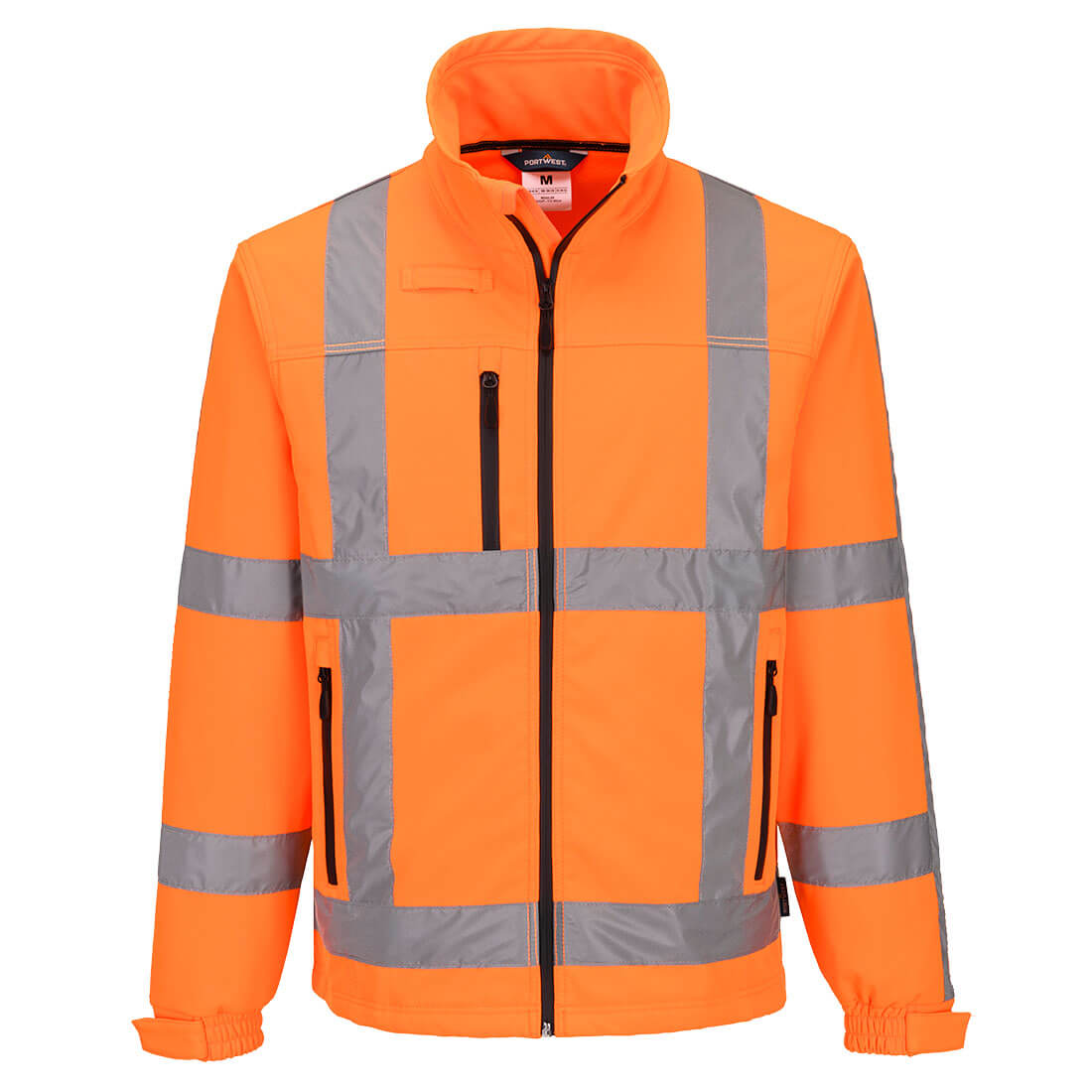 Portwest RWS Hi-Vis Softshell Jacket in Orange, main product image