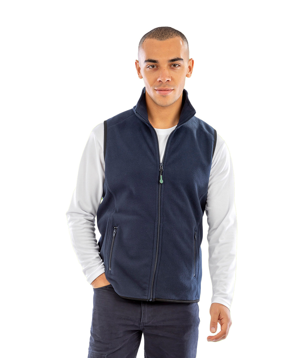 Result Recycled Fleece Polarthermic bodywarmer, lifestyle photo