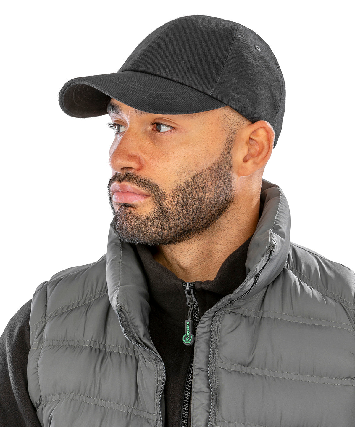 Result Headwear Low-profile heavy brushed cotton cap, lifestyle photo
