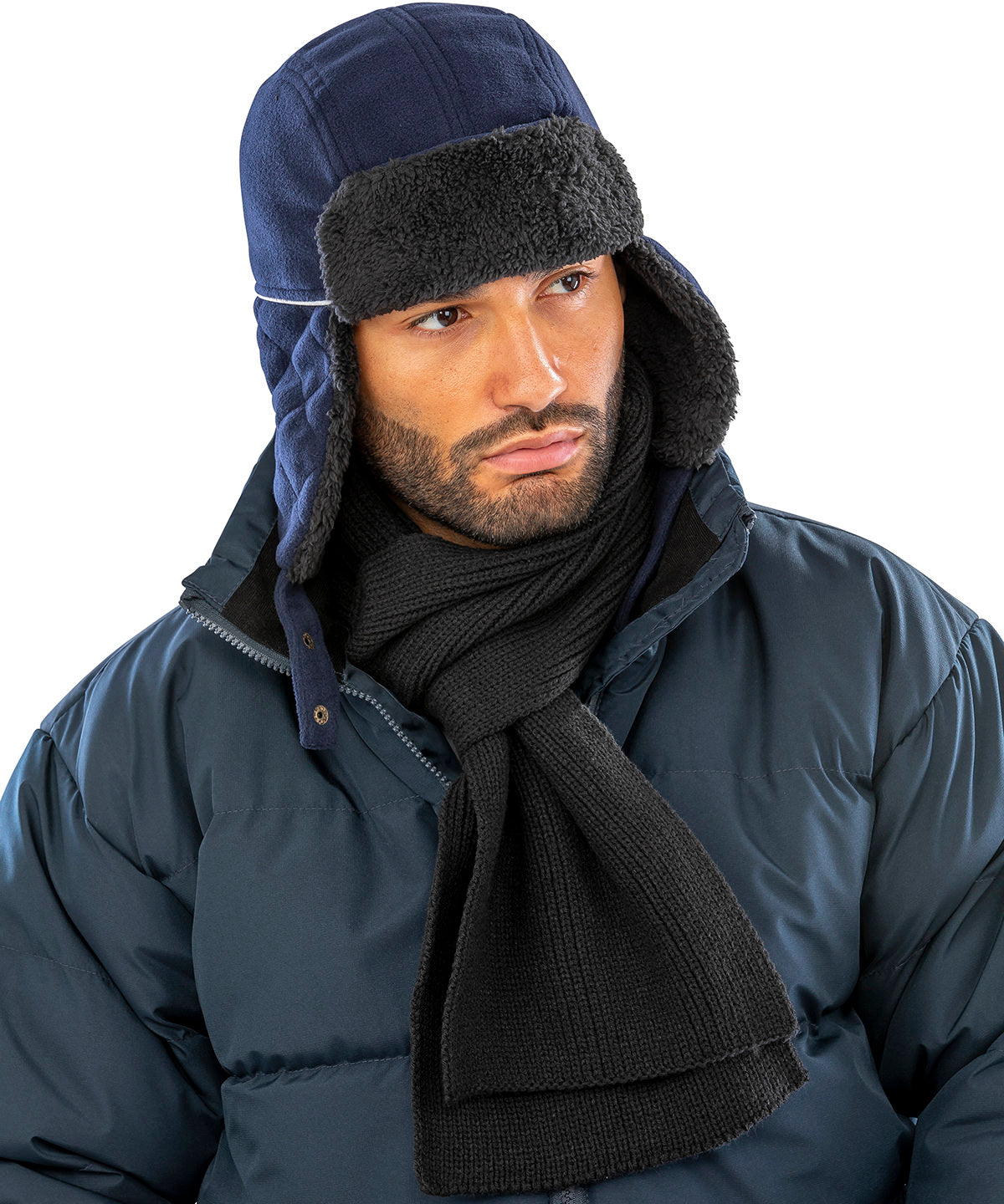 Result Winter Essentials Ocean trapper hat, lifestyle photo
