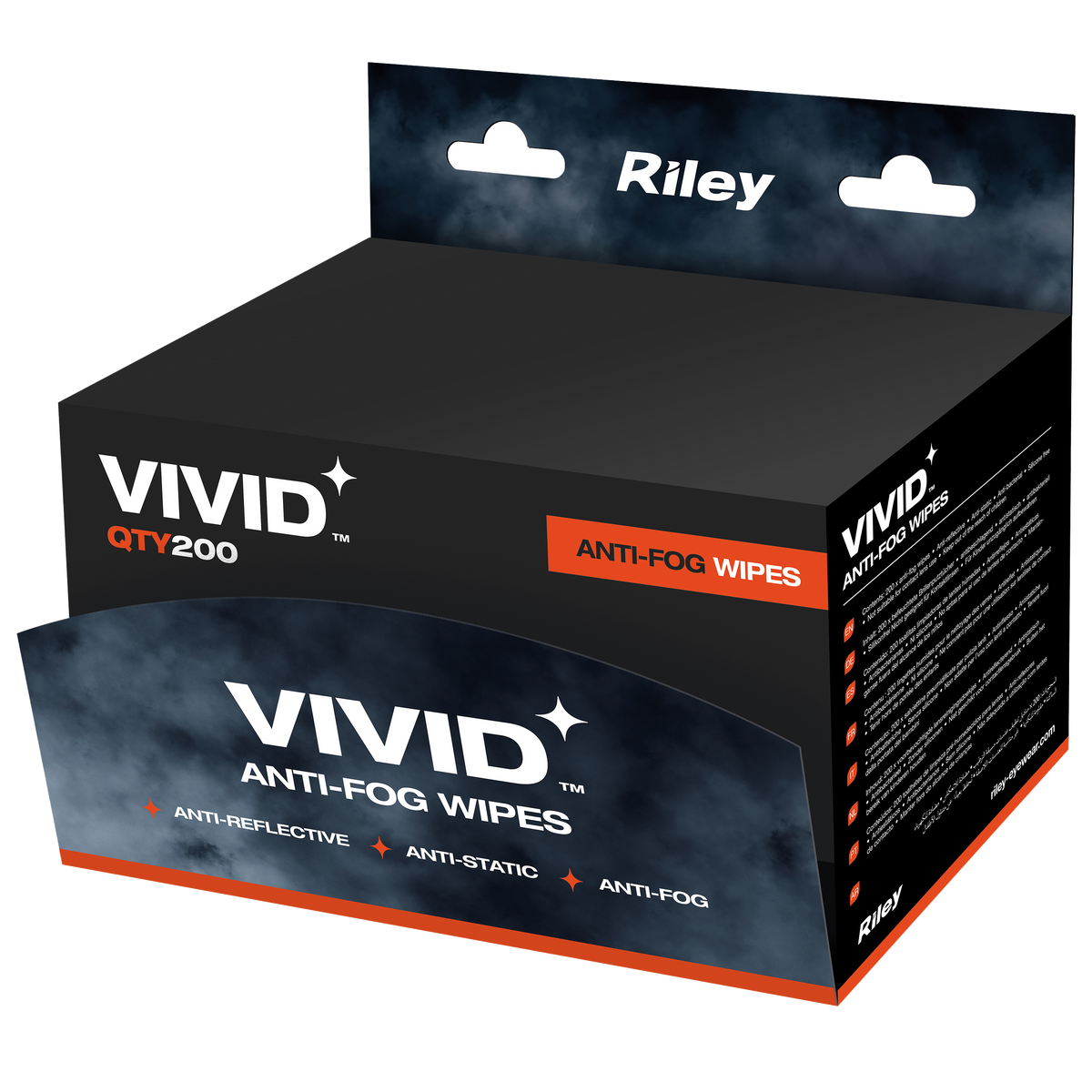 Riley Vivid Anti-Fog Wipes