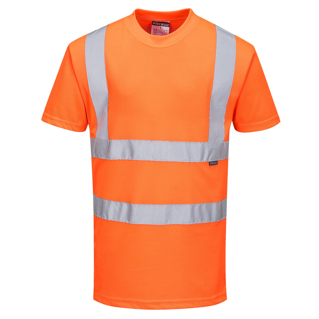 Portwest Hi-Vis T-Shirt S/S in Orange, main product image