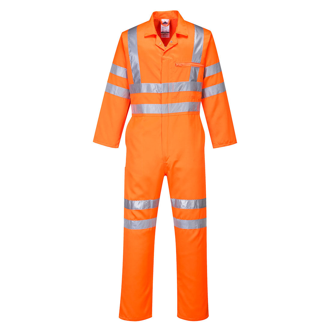 Portwest Hi-Vis Polycotton Service Coverall in Orange, main product image