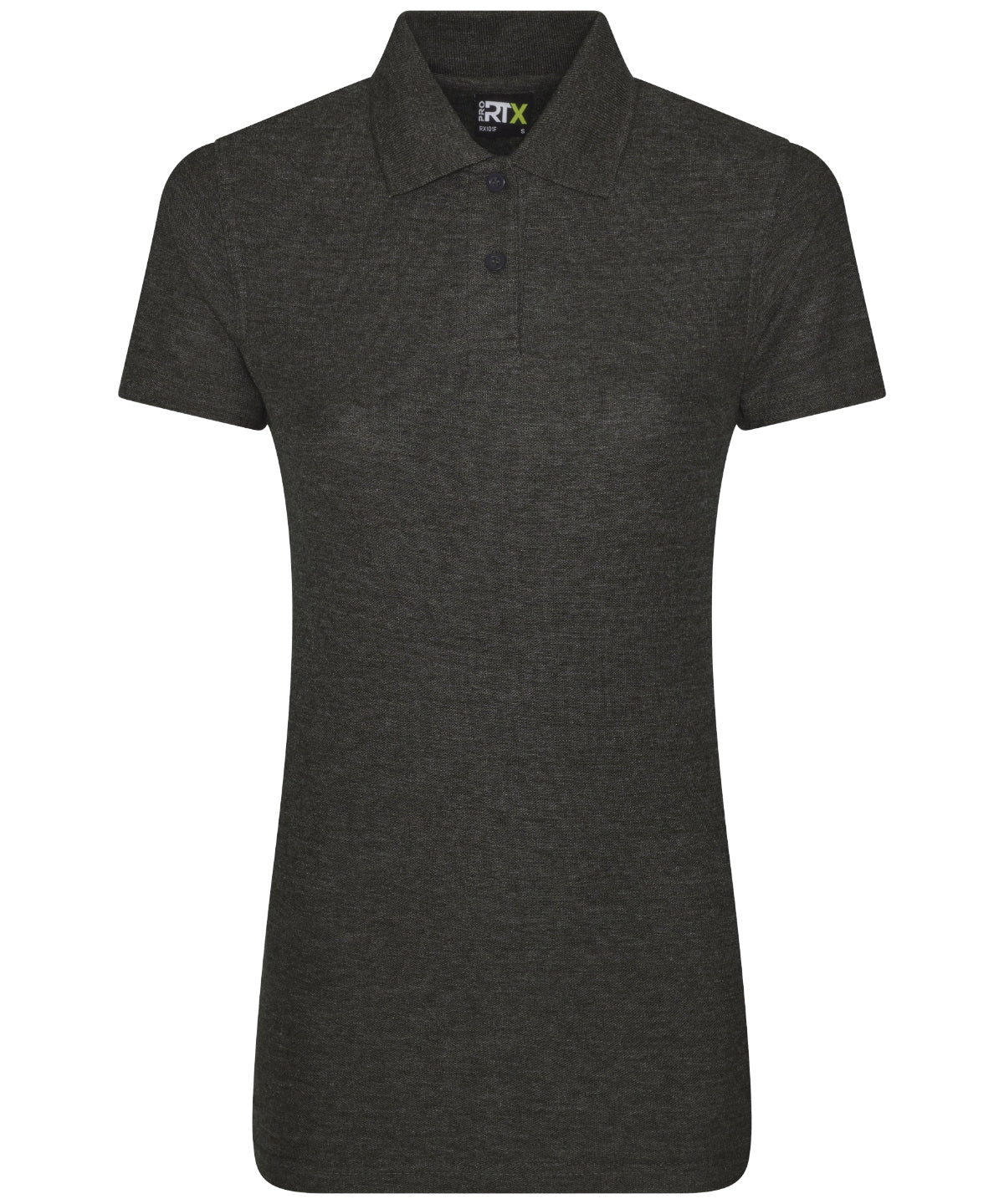 ProRTX Women's pro polo in Charcoal, front view