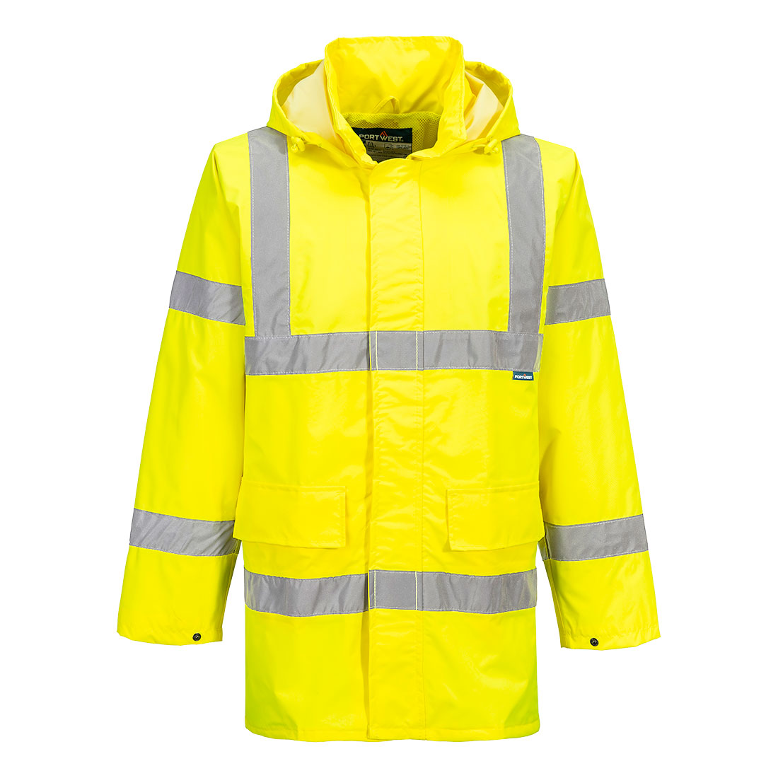 Portwest Hi-Vis Rain Lite Traffic Jacket in Yellow, image 2