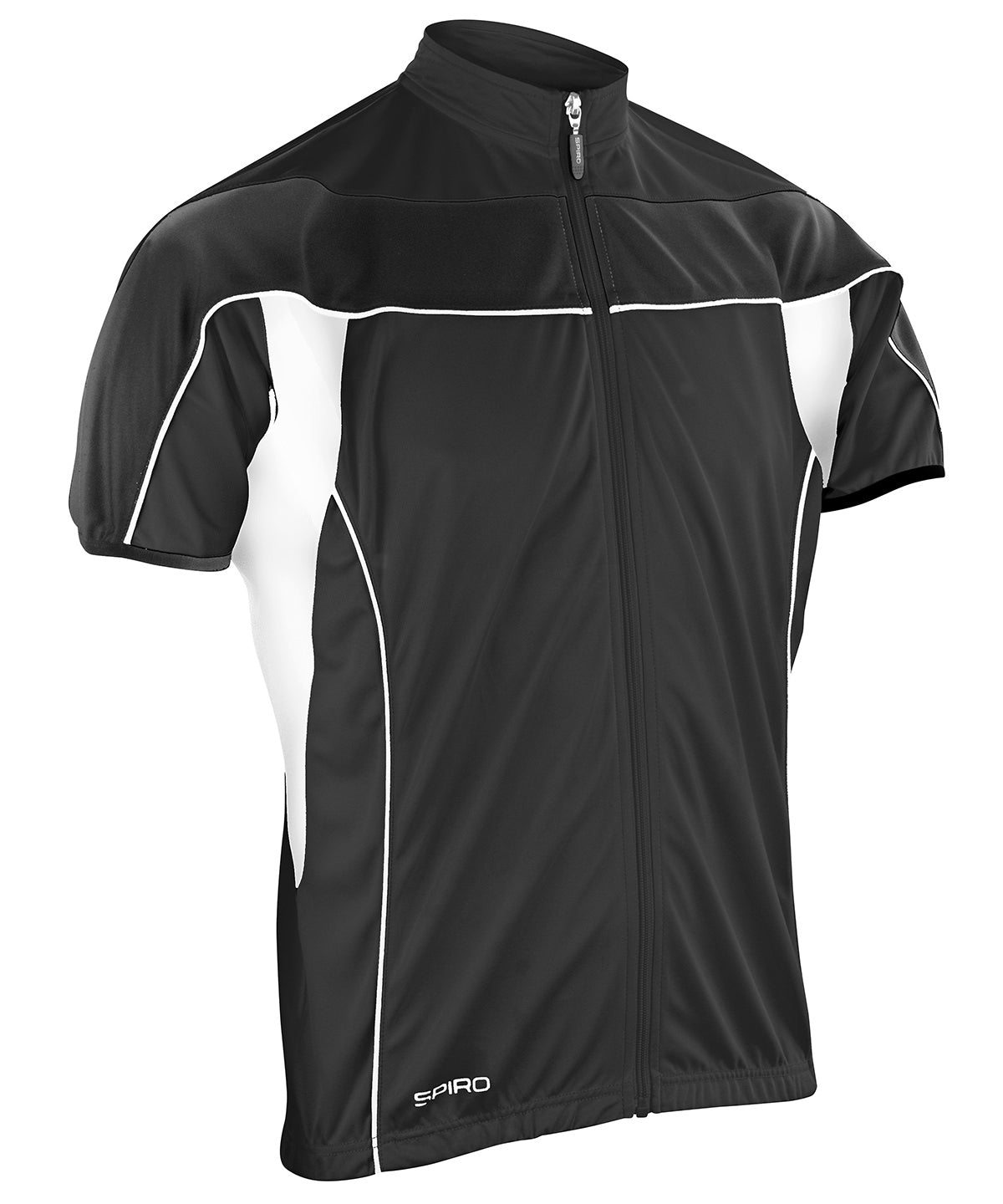 Spiro Bikewear full-zip top, lifestyle photo