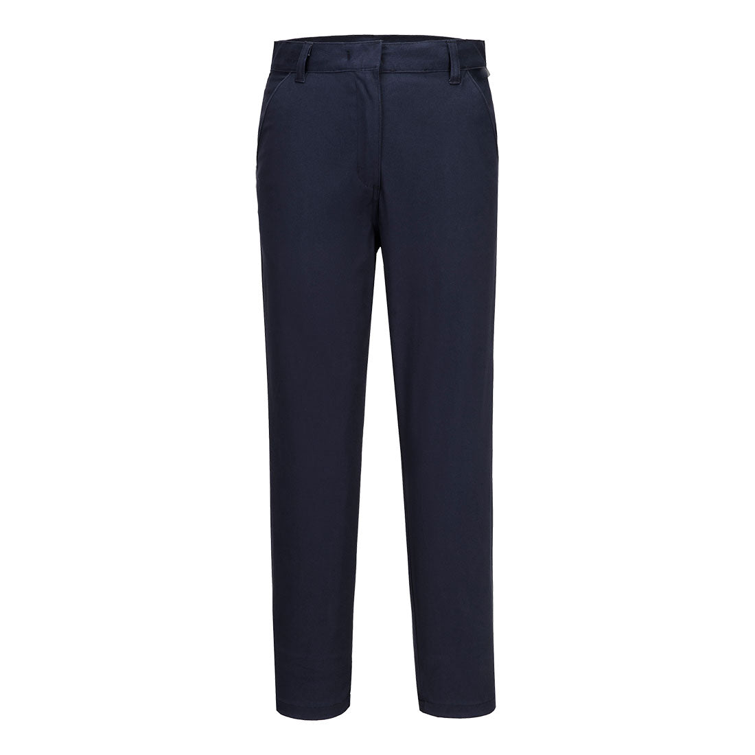 Portwest Women's Stretch Slim Chino Trousers in Navy, image 2