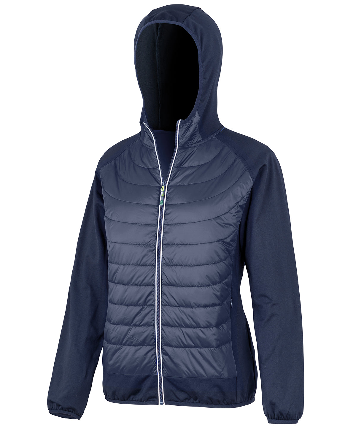 Spiro Women's Zero gravity jacket in Navy/Navy, front view