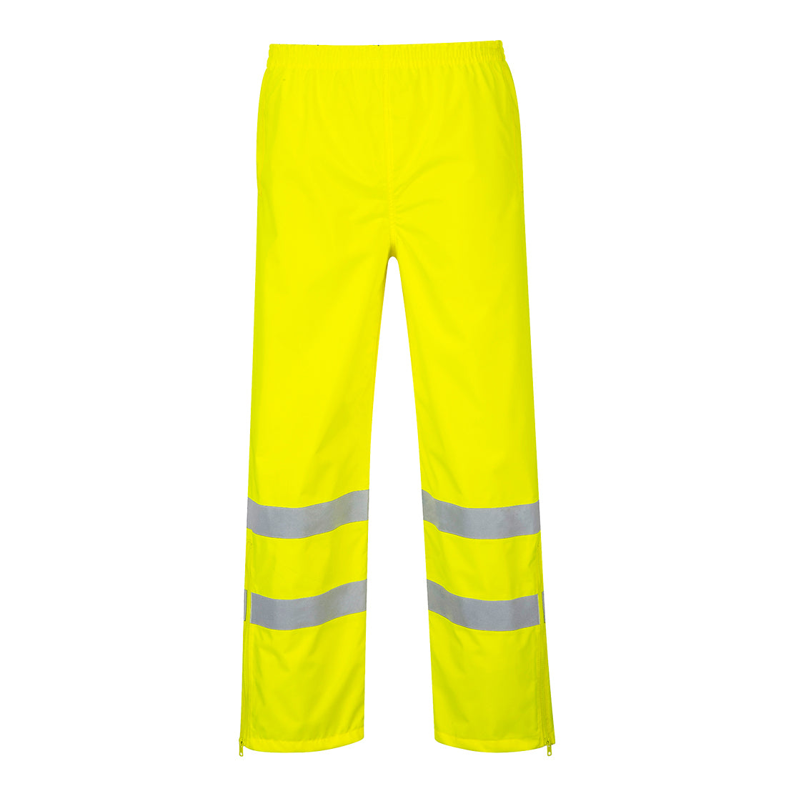 Portwest Hi-Vis Breathable Rain Trousers in Yellow, main product image