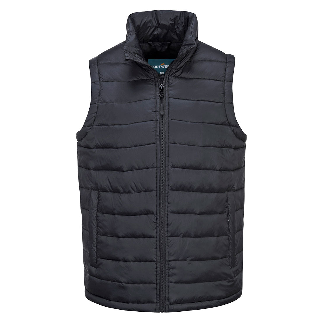 Portwest Baffle Gilet in Black, main product image