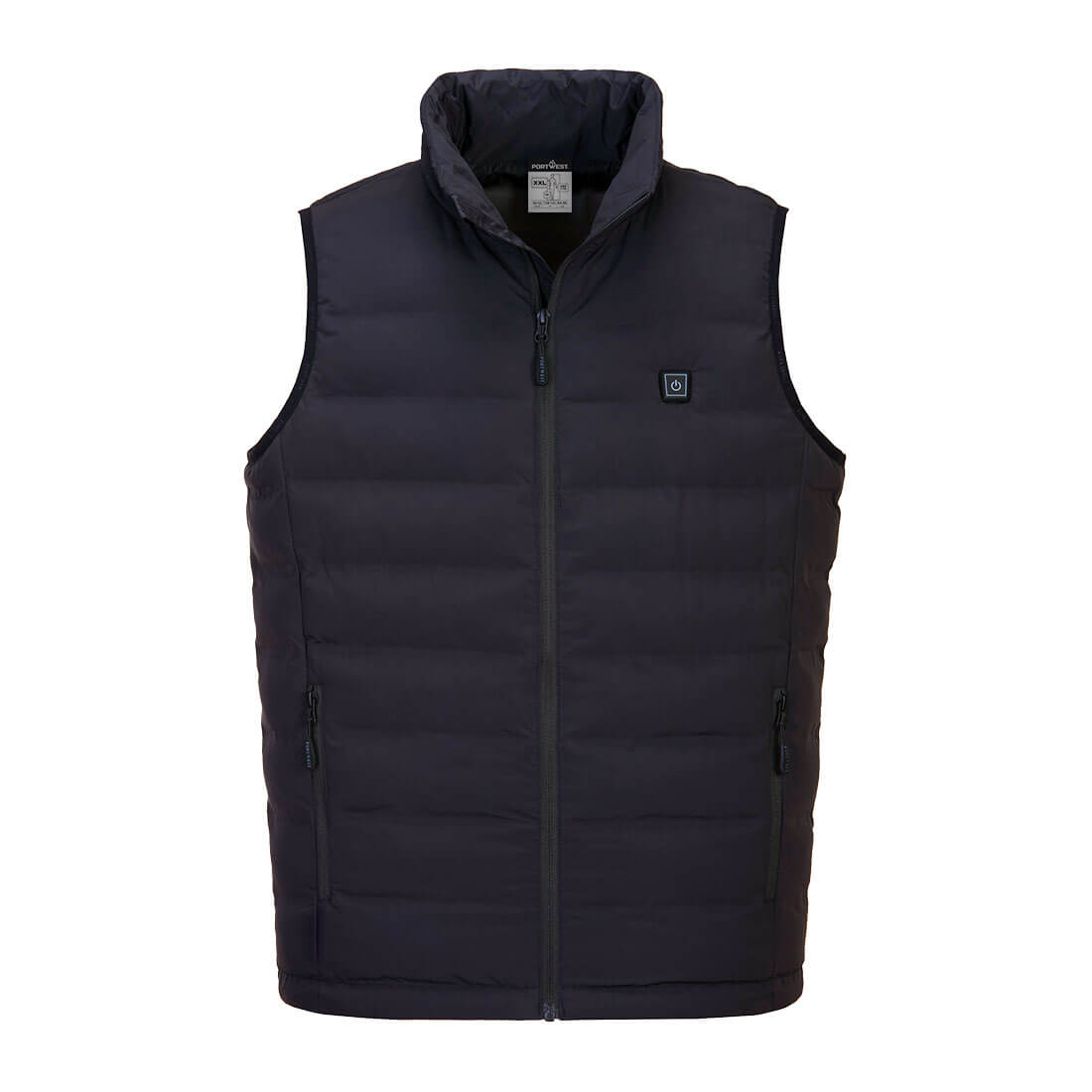 Portwest Ultrasonic Heated Tunnel Bodywarmer in Navy, image 2
