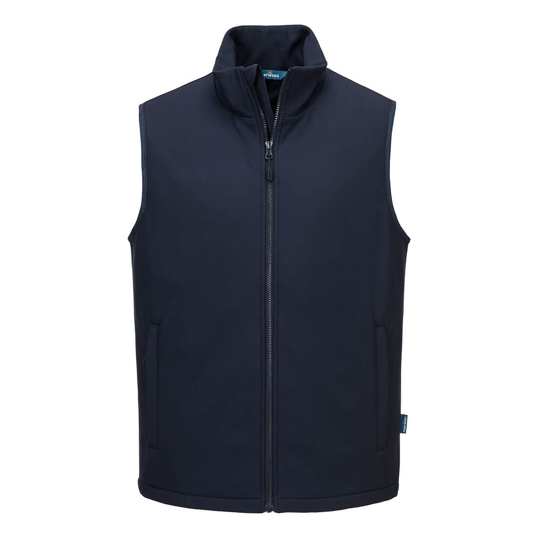 Portwest Heated Softshell Gilet in Navy, image 2