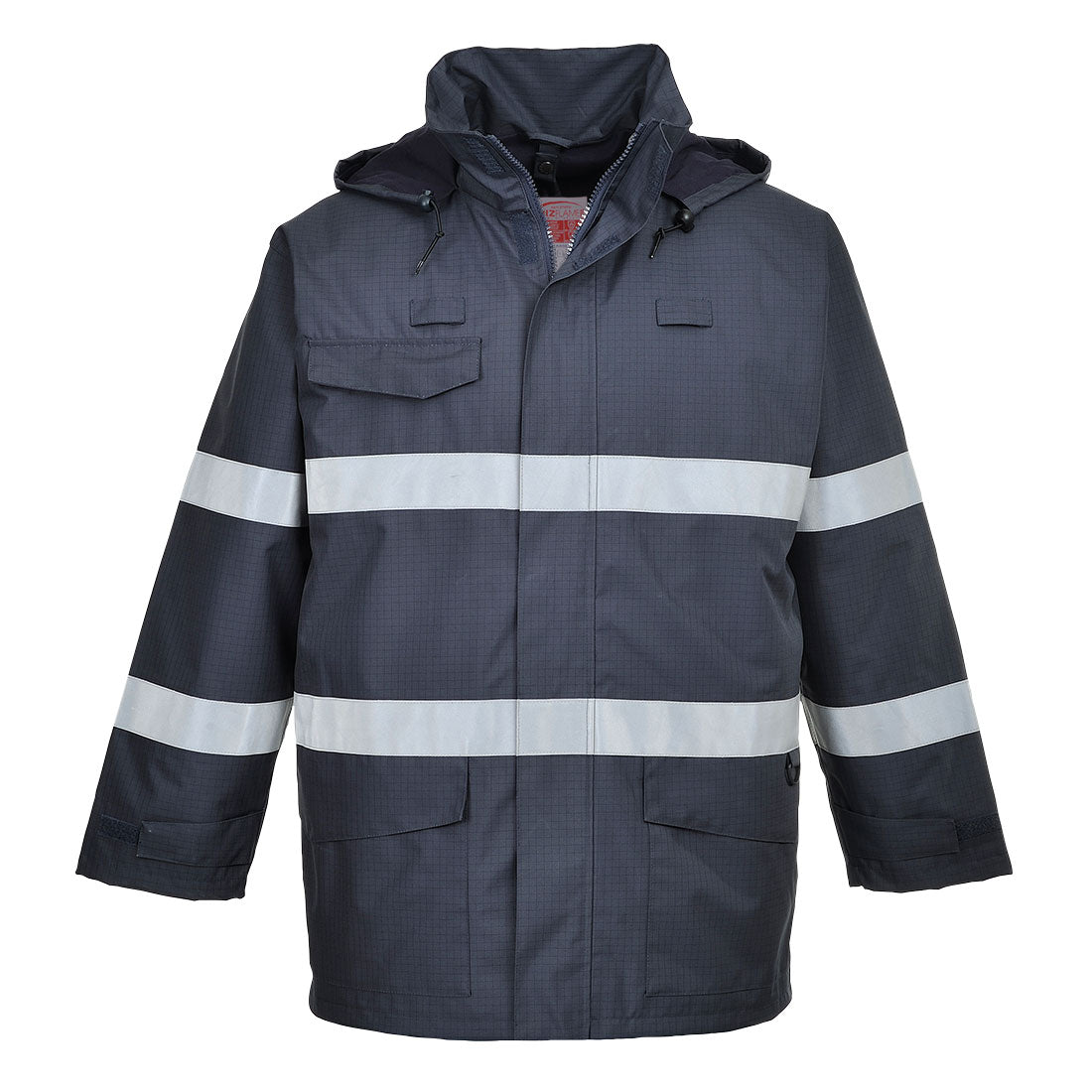 Portwest Bizflame Rain FR Jacket in Navy, main product image