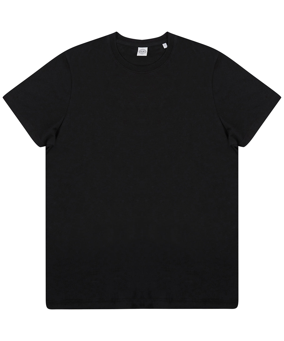SF Unisex sustainable generation T in Black, front view