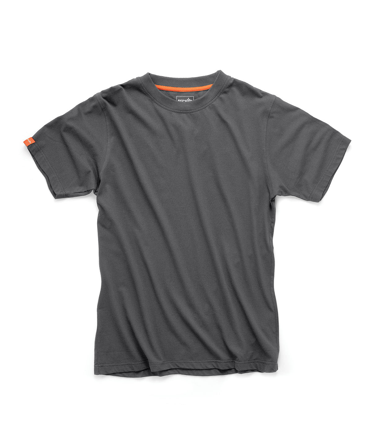 Scruffs Worker t-shirt 2nd Gen in Graphite, front view