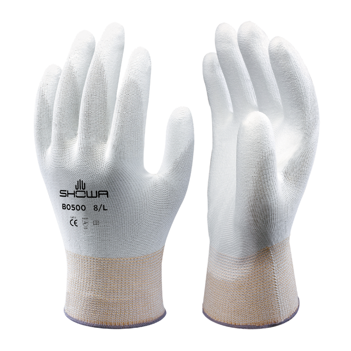 Showa BO500 Glove - White