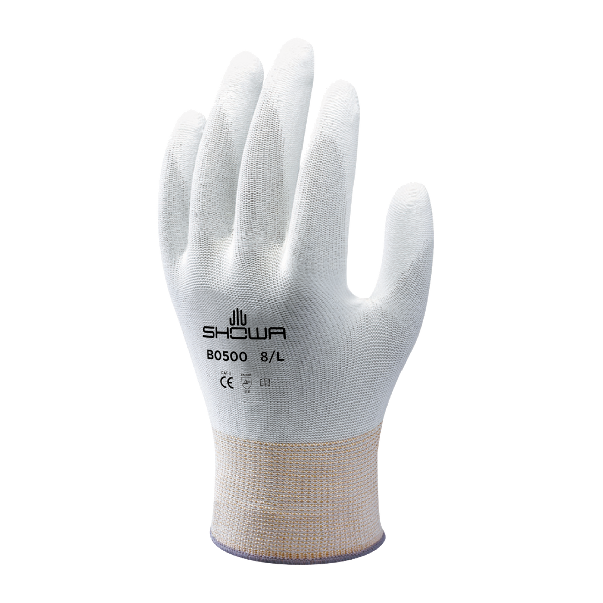 Showa BO500 Glove - White