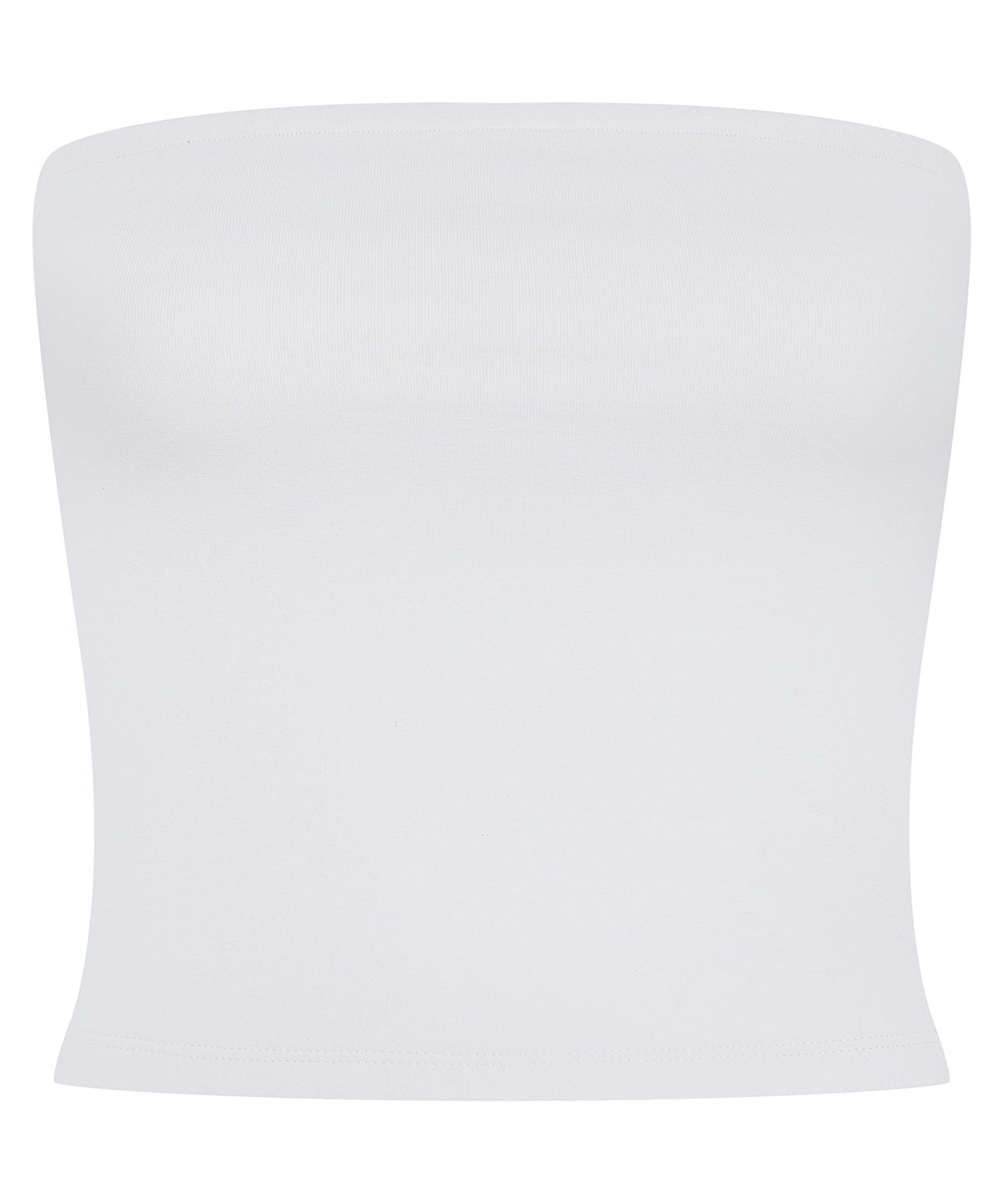 SF Women’s bandeau top in White, front view