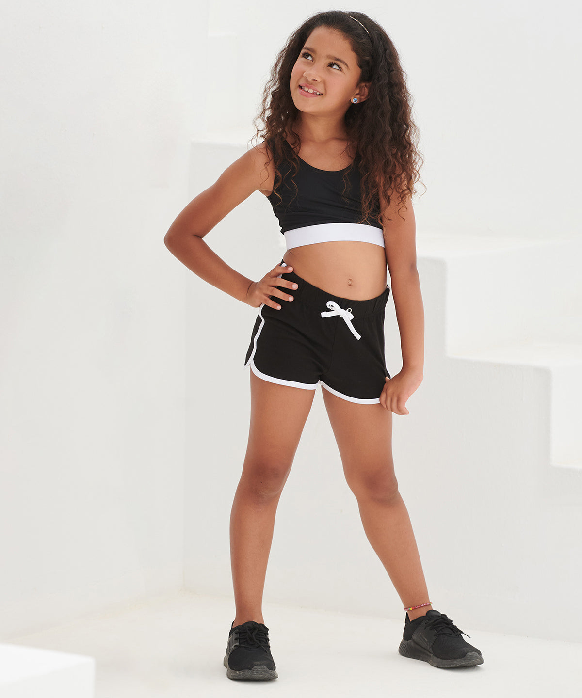 SF Kids retro shorts, lifestyle photo