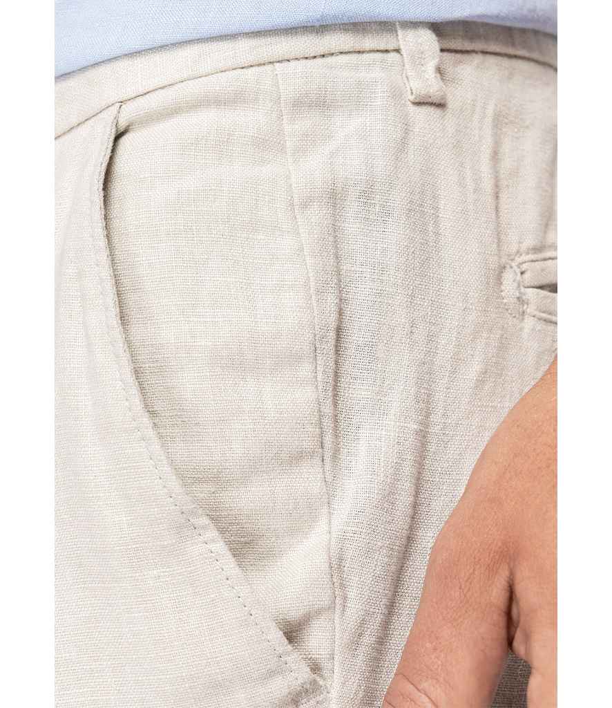 Spasso Linen Trousers in Linen Sand
