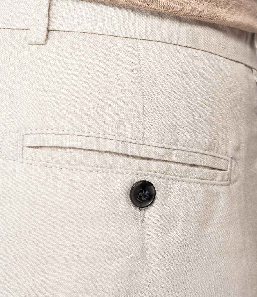 Spasso Linen Bermuda Shorts in Linen Sand