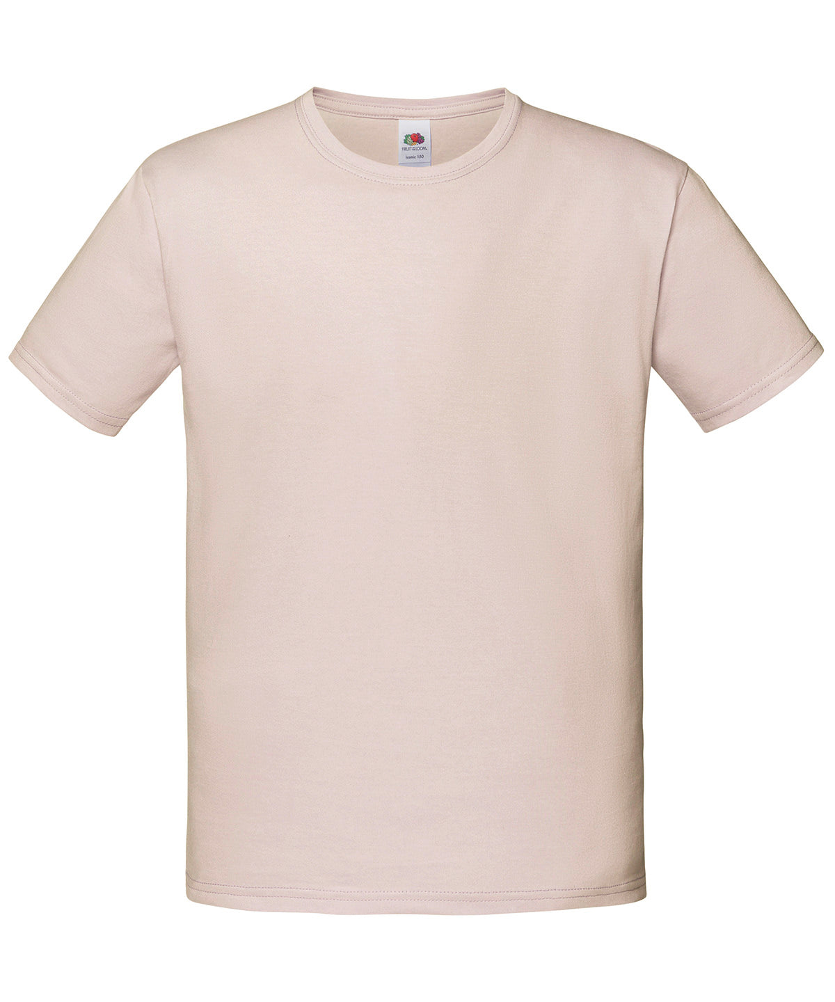 Fruit of the Loom Kids iconic 150 T in Powder Rose, front view