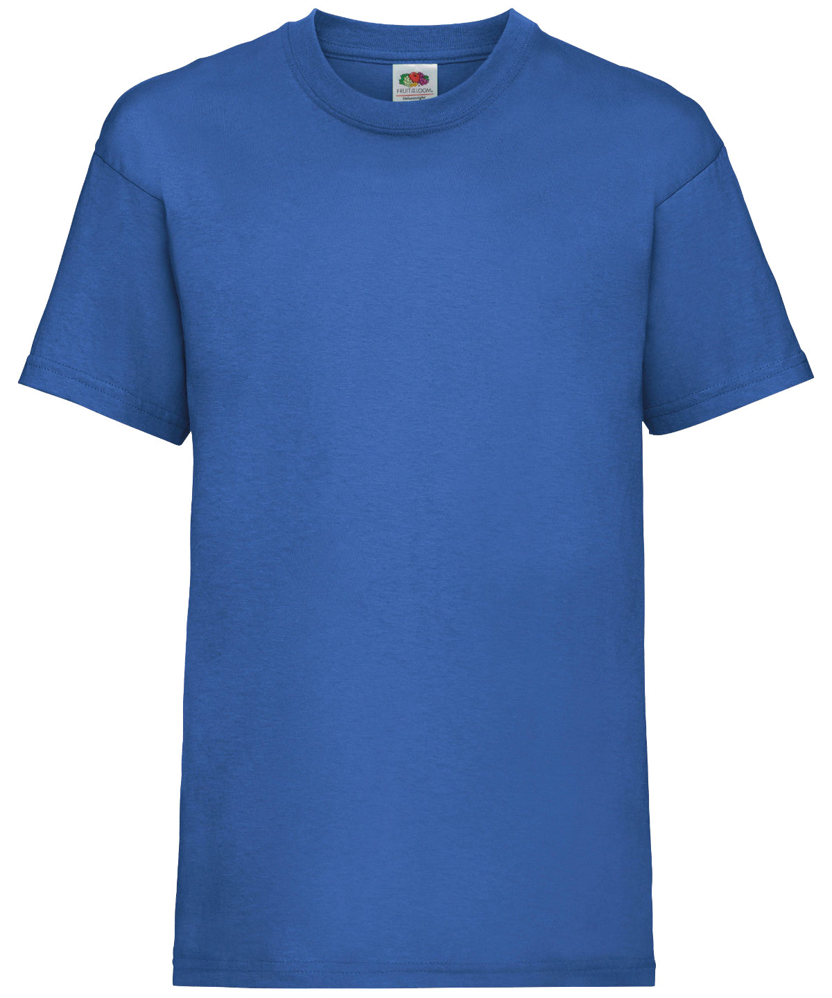 Fruit of the Loom Kids valueweight T in Royal Blue, front view