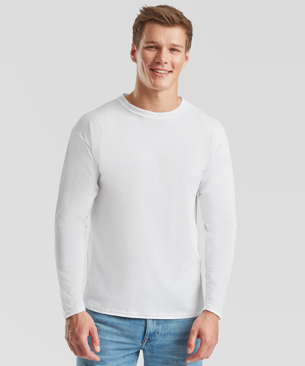 Fruit of the Loom Original long sleeve T, lifestyle photo