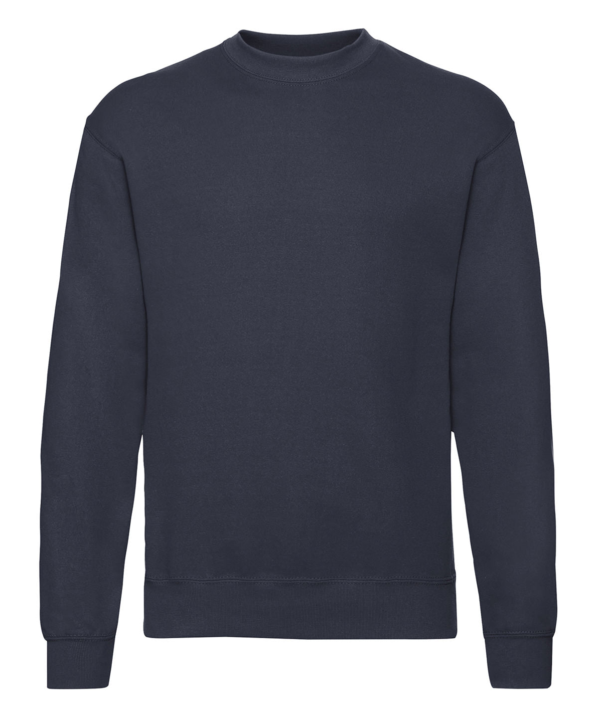 Fruit of the Loom Classic 80/20 set-in sweatshirt in Deep Navy†△, front view