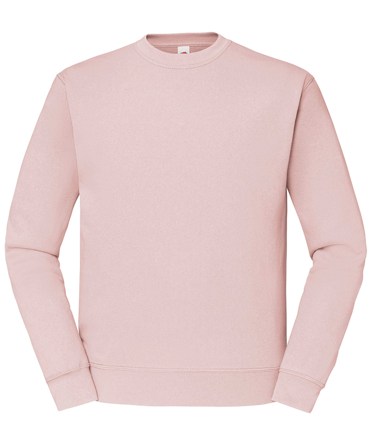 Fruit of the Loom Classic 80/20 set-in sweatshirt in Powder Rose, front view