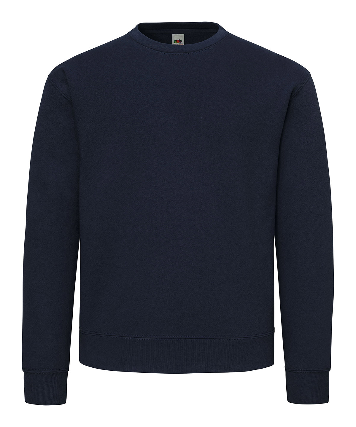 Fruit of the Loom Supercotton sweatshirt in Deep Navy, front view