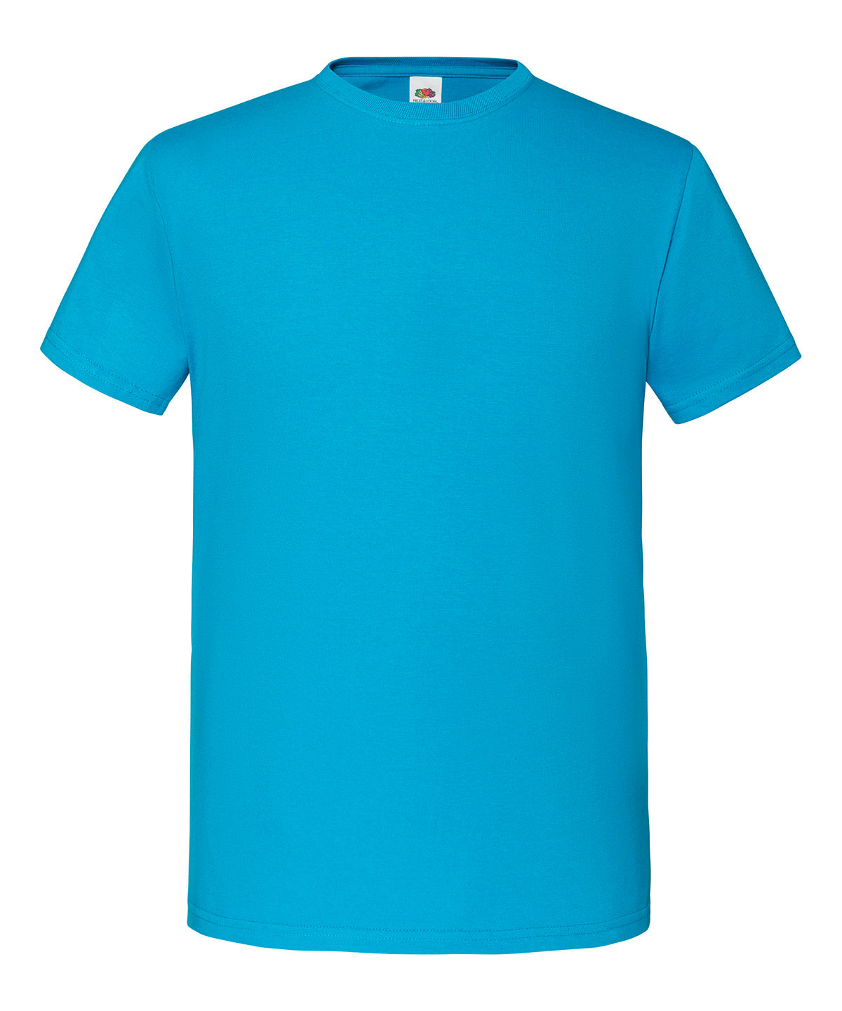 Fruit of the Loom Iconic 150 T in Azure Blue, front view