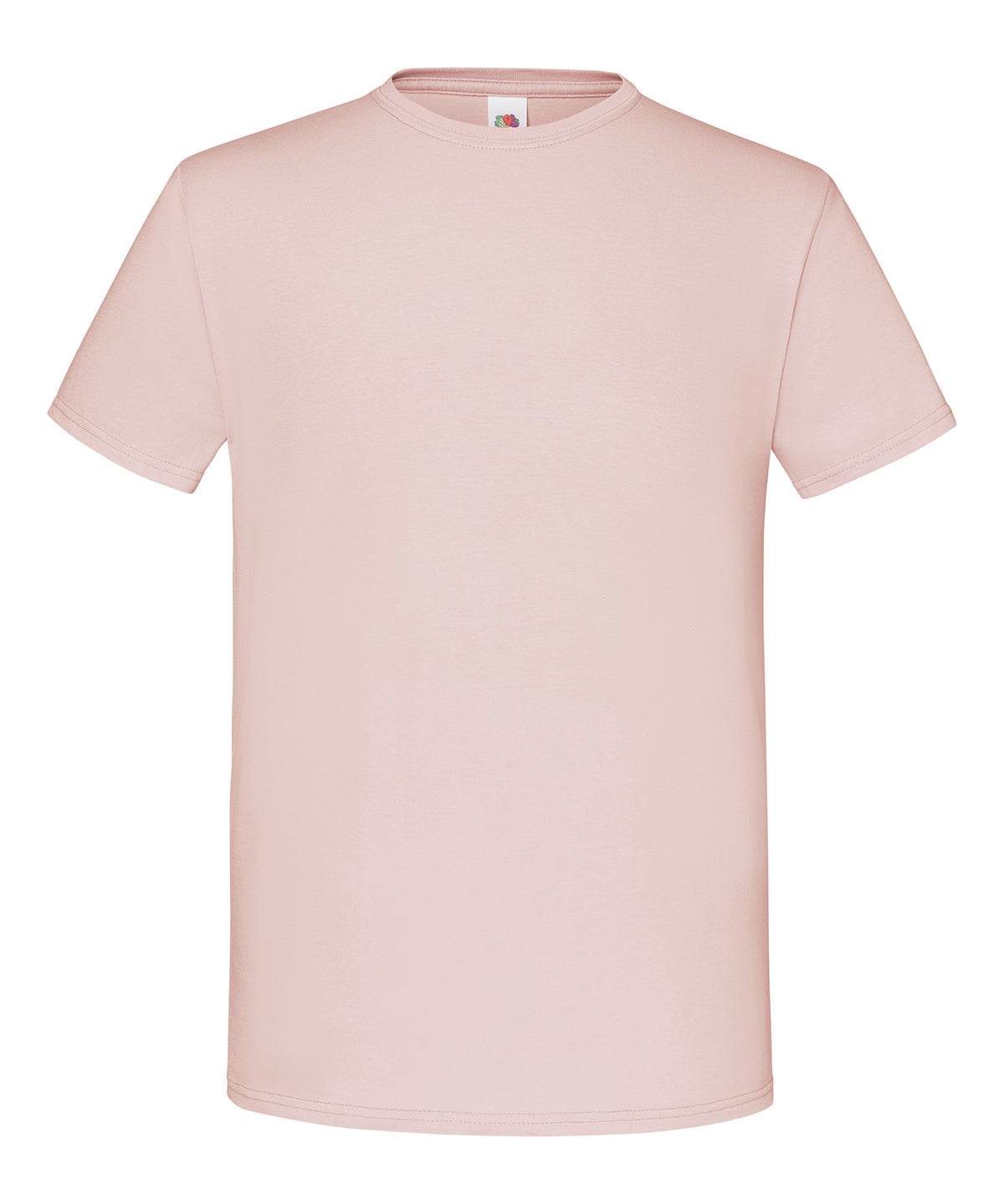 Fruit of the Loom Iconic 150 T in Powder Rose, front view