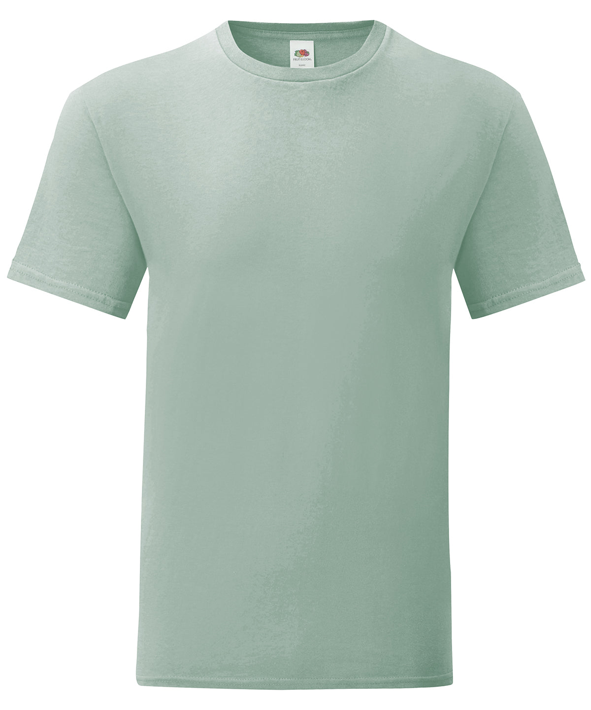 Fruit of the Loom Iconic 150 T in Sage, front view