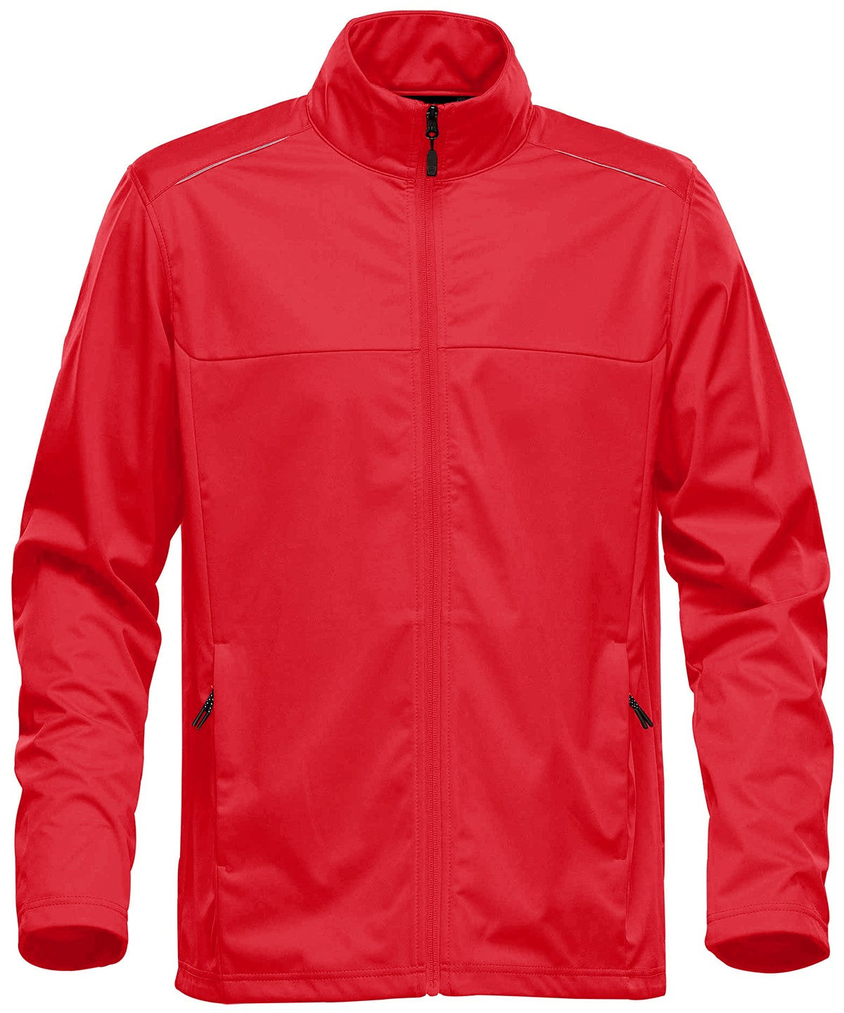 Stormtech Greenwich lightweight softshell in Bright Red, front view